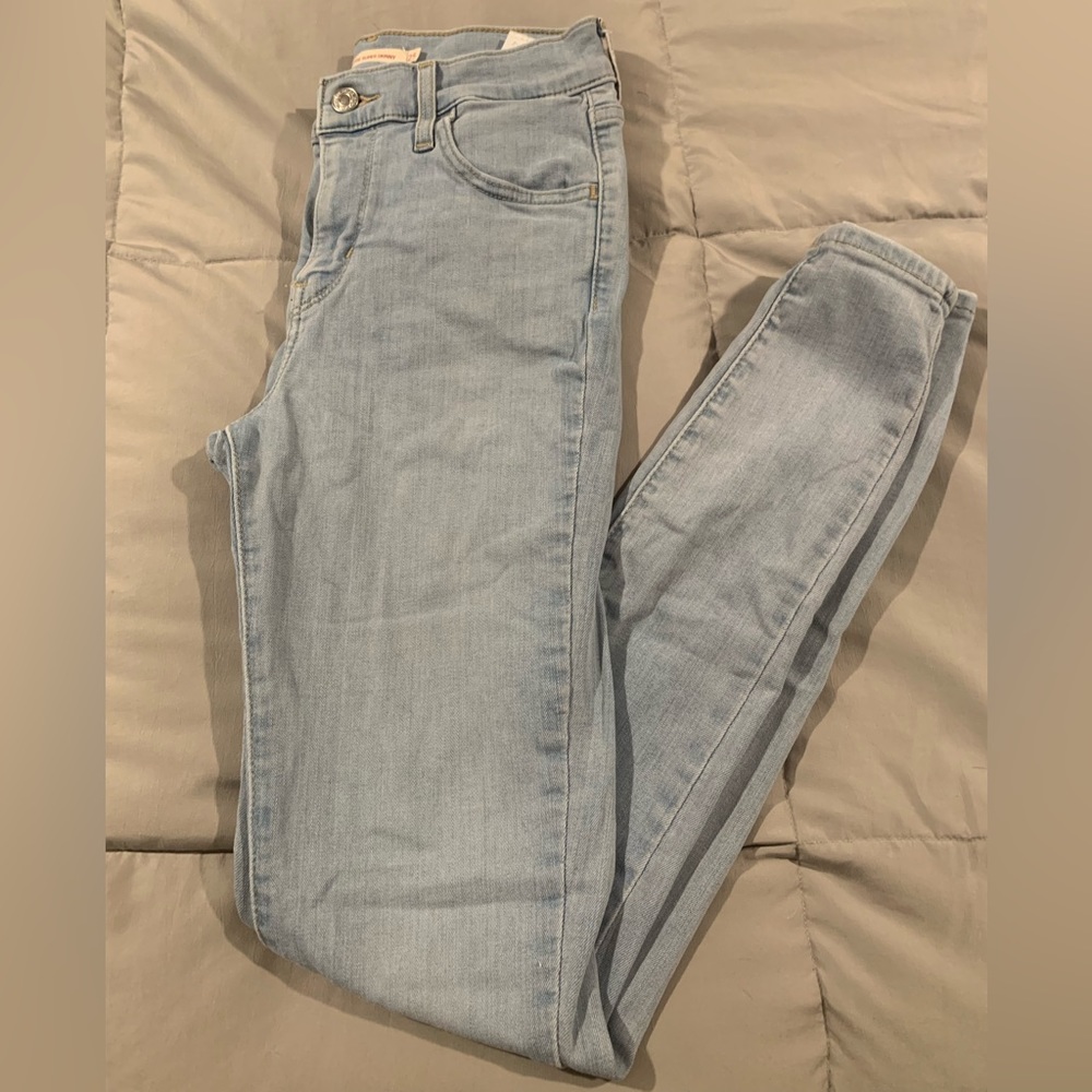 Levi’s high rise super skinny jeans
